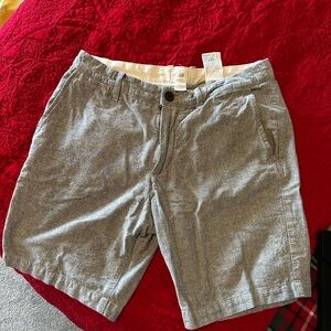 H&M Light Gray Men's linen Shorts